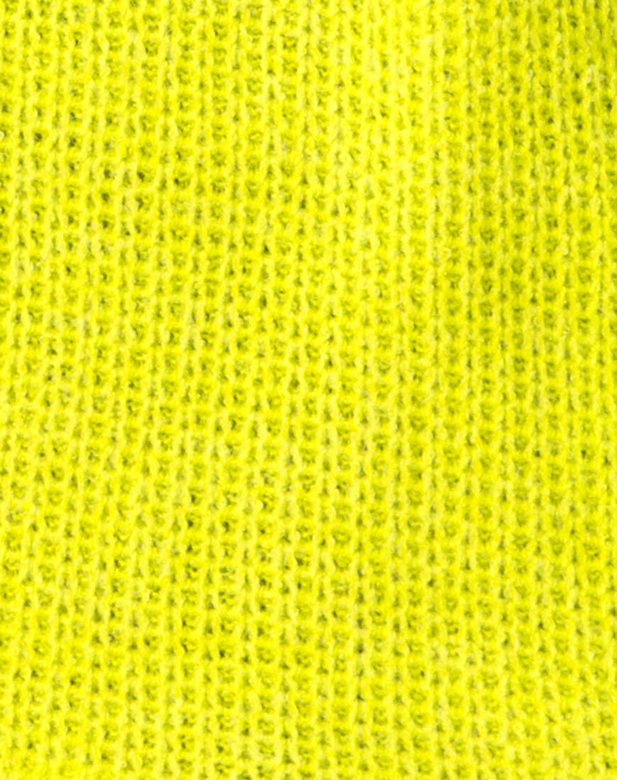 Afbeelding van Ajie Oversized Trui in Lime