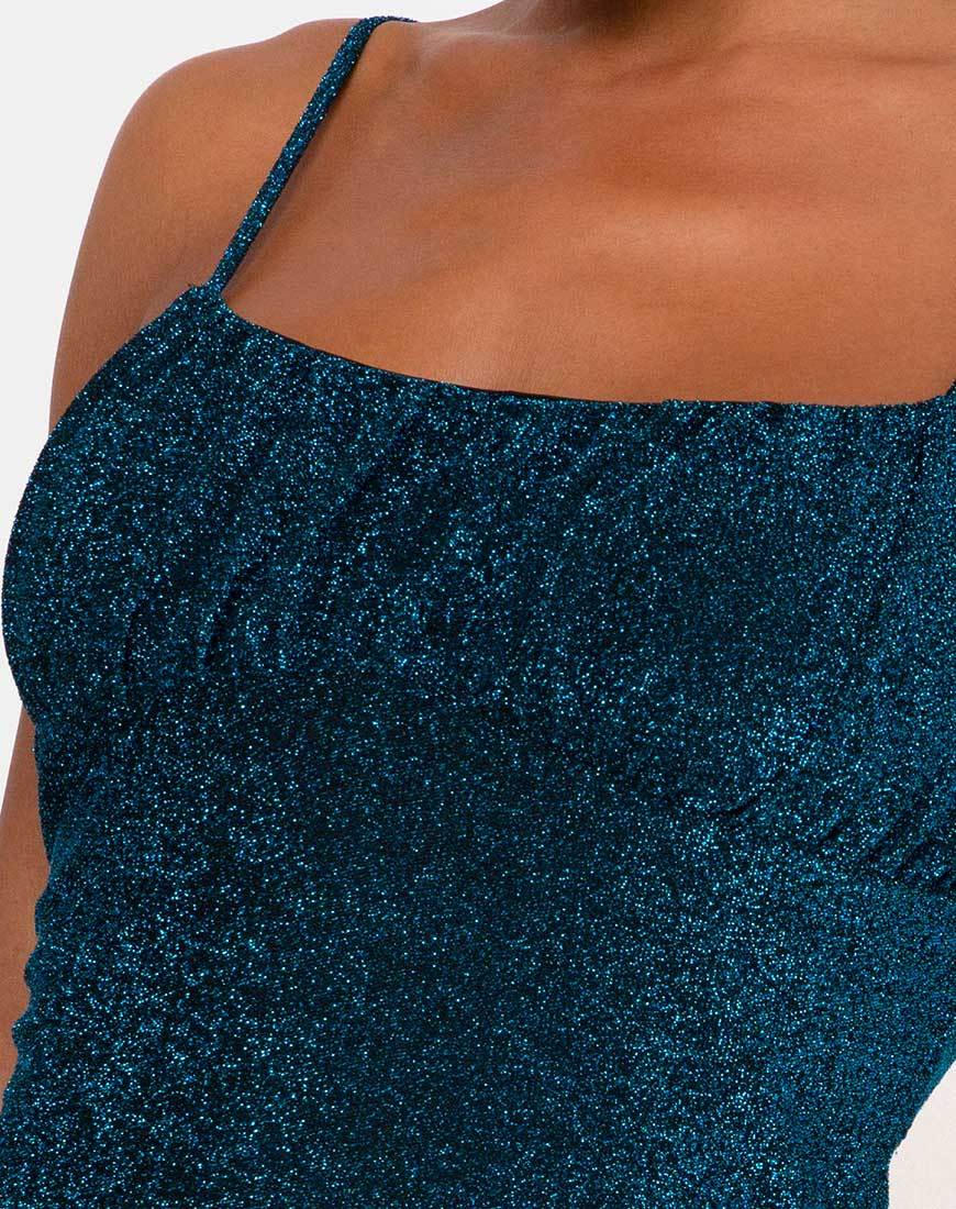 Afbeelding van Alene Bodycon Jurk in Saffierblauw