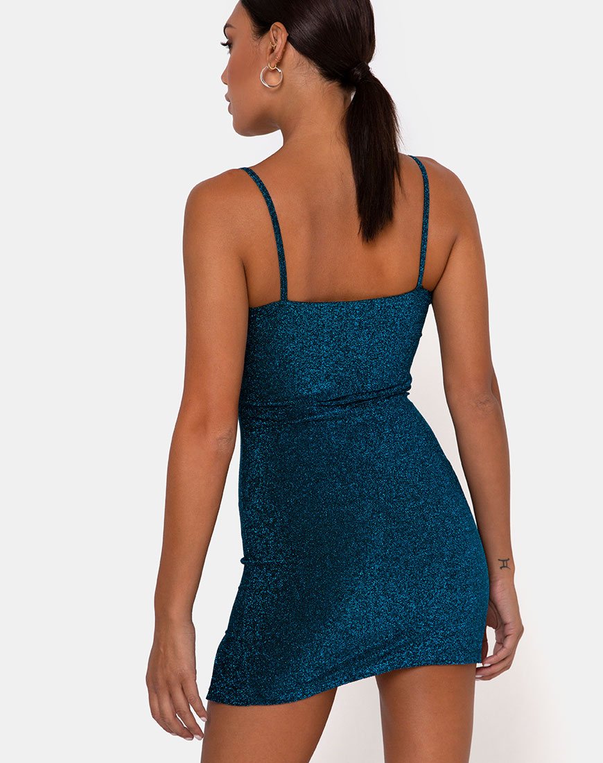 Afbeelding van Alene Bodycon Jurk in Saffierblauw