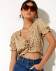 Afbeelding van Aley Crop Top in Washed Ditsy