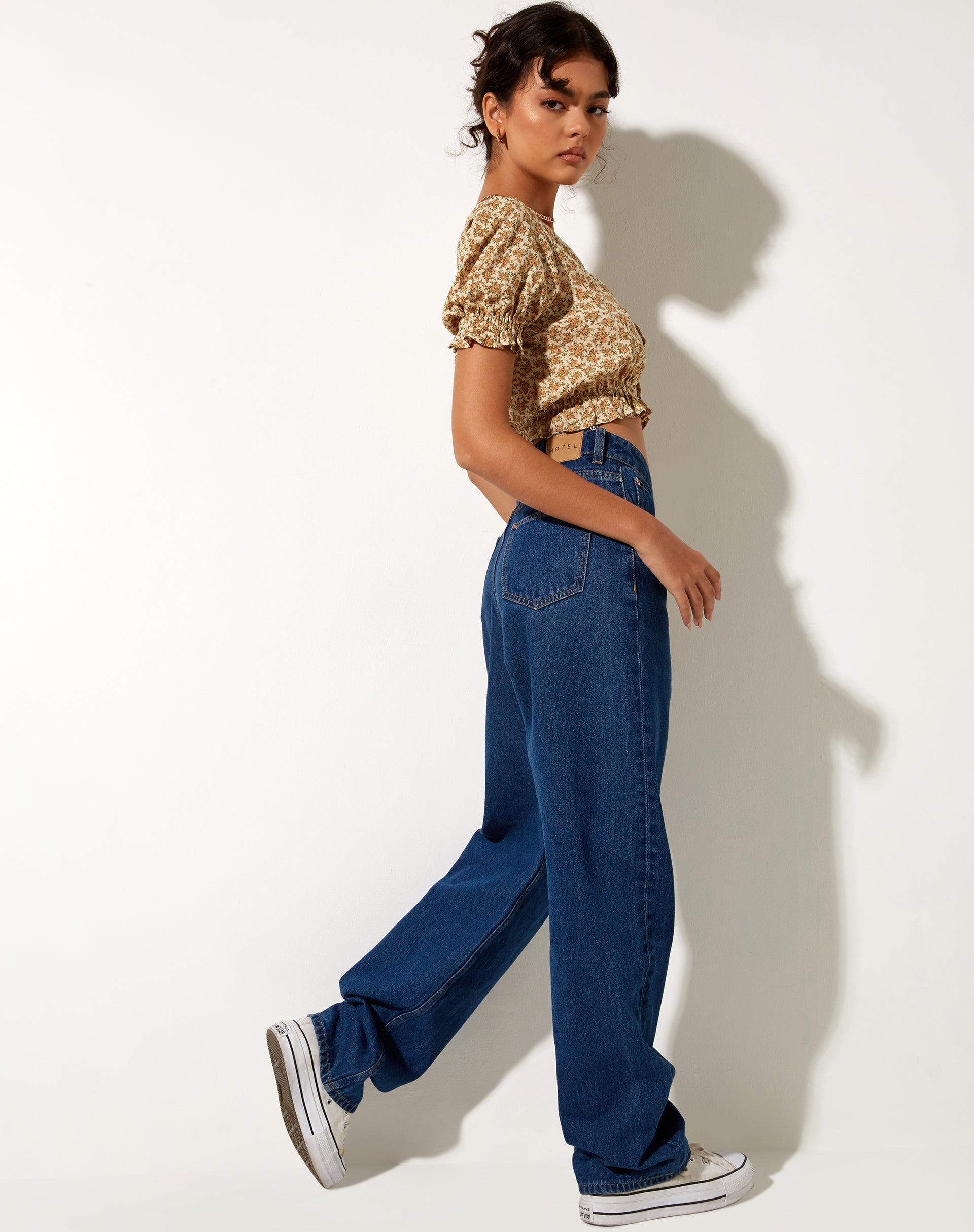 Afbeelding van Aley Crop Top in Washed Ditsy