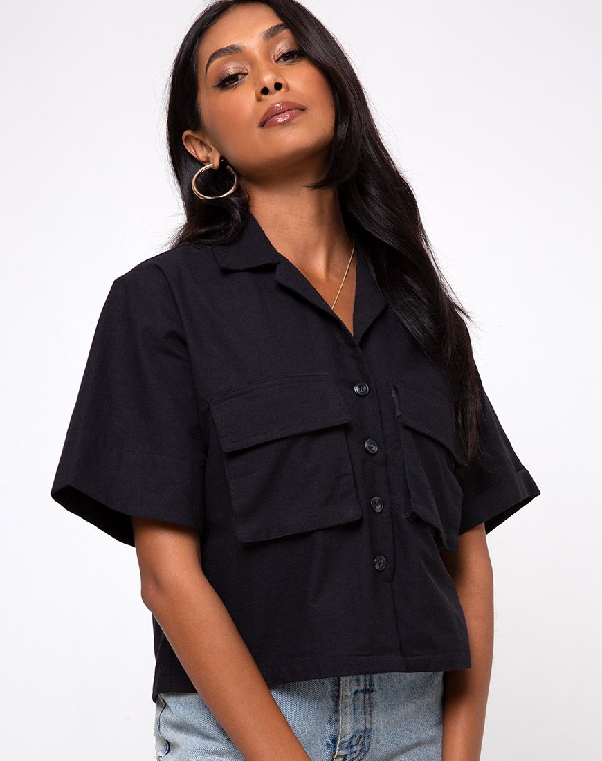 Alka Ultility Shirt in Zwart