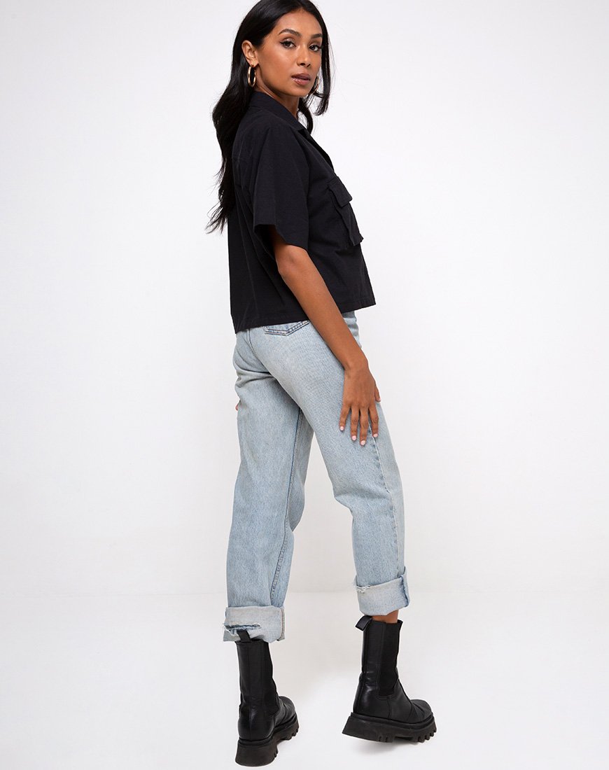 Afbeelding van Alka Ultility Shirt in Zwart