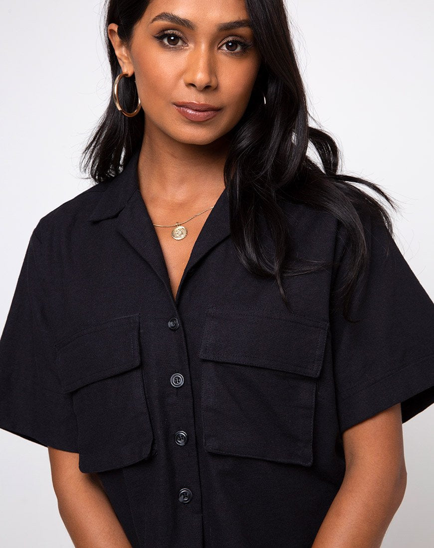 Afbeelding van Alka Ultility Shirt in Zwart