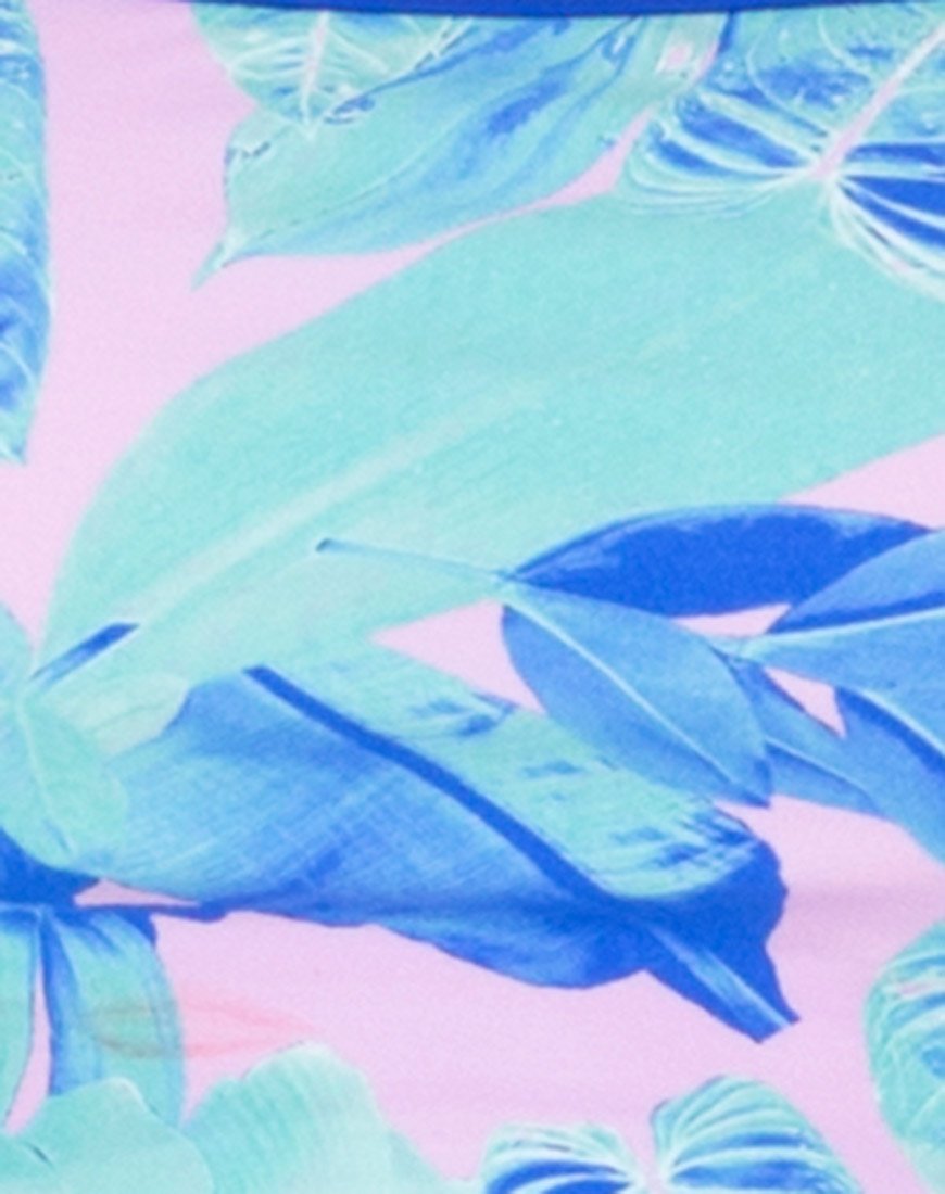 Afbeelding van Amandel Bikinitop in Palm Glitch