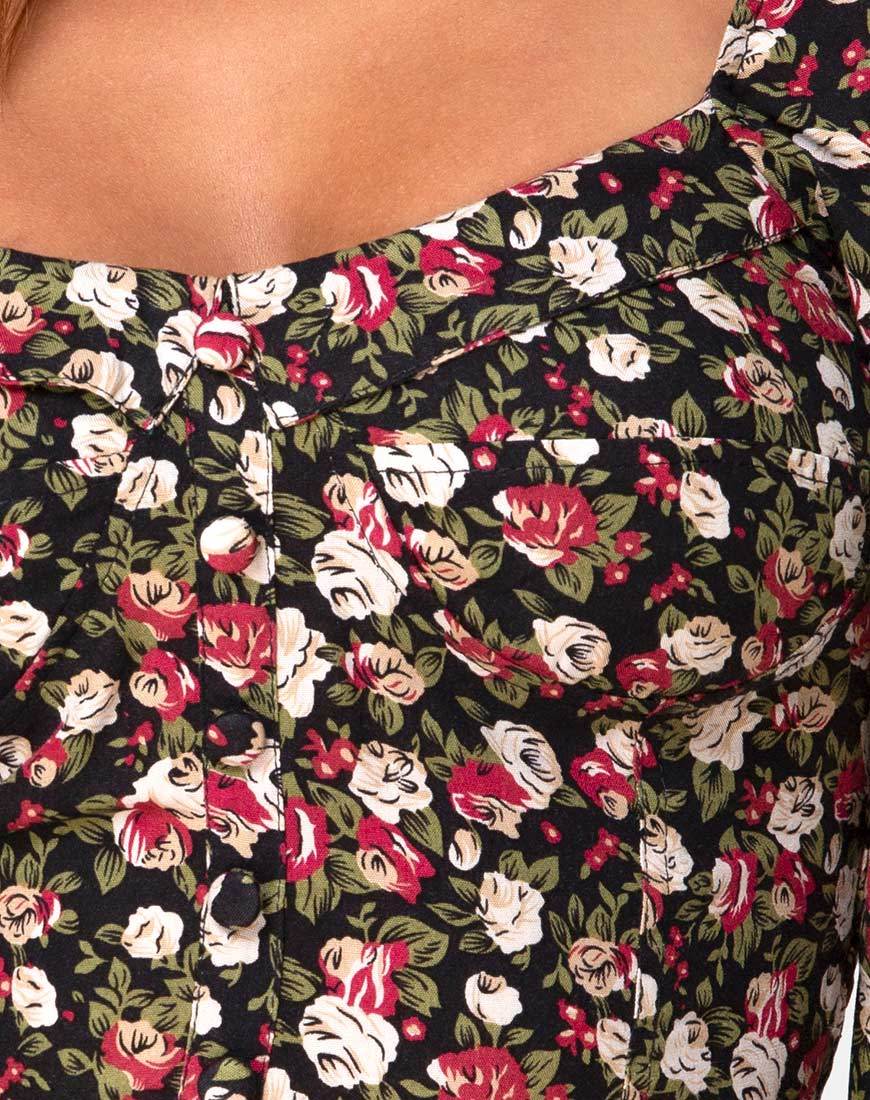 Afbeelding van Alor Crop Top in Courtney Bloemen