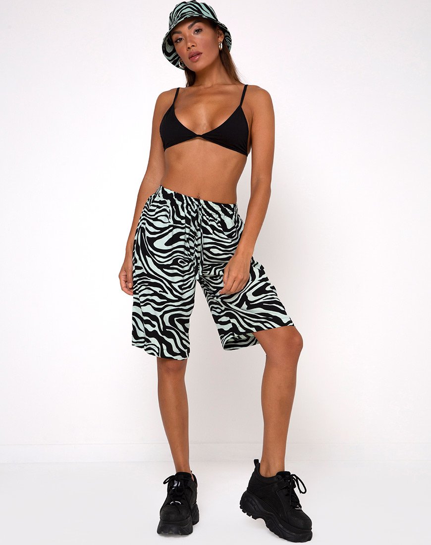 Afbeelding van Alvaro Short in Wavey Zebra Mint