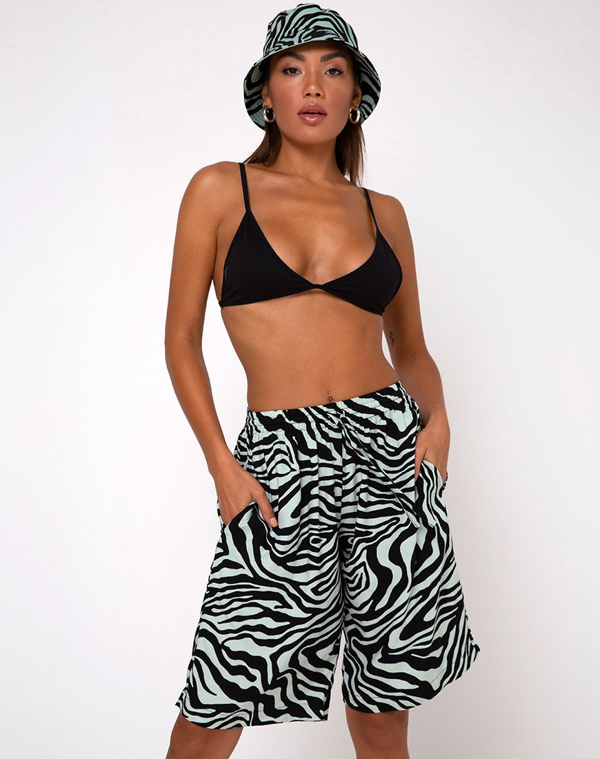 Afbeelding van Alvaro Short in Wavey Zebra Mint