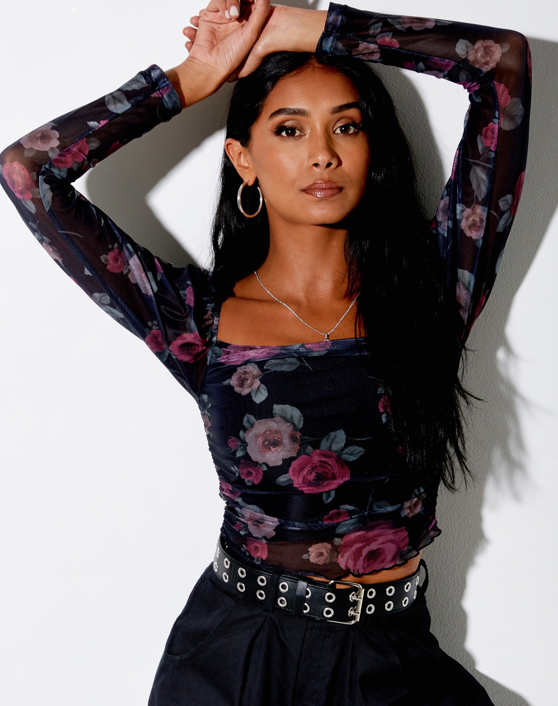 Afbeelding van Amara Crop Top in Gothic Rose