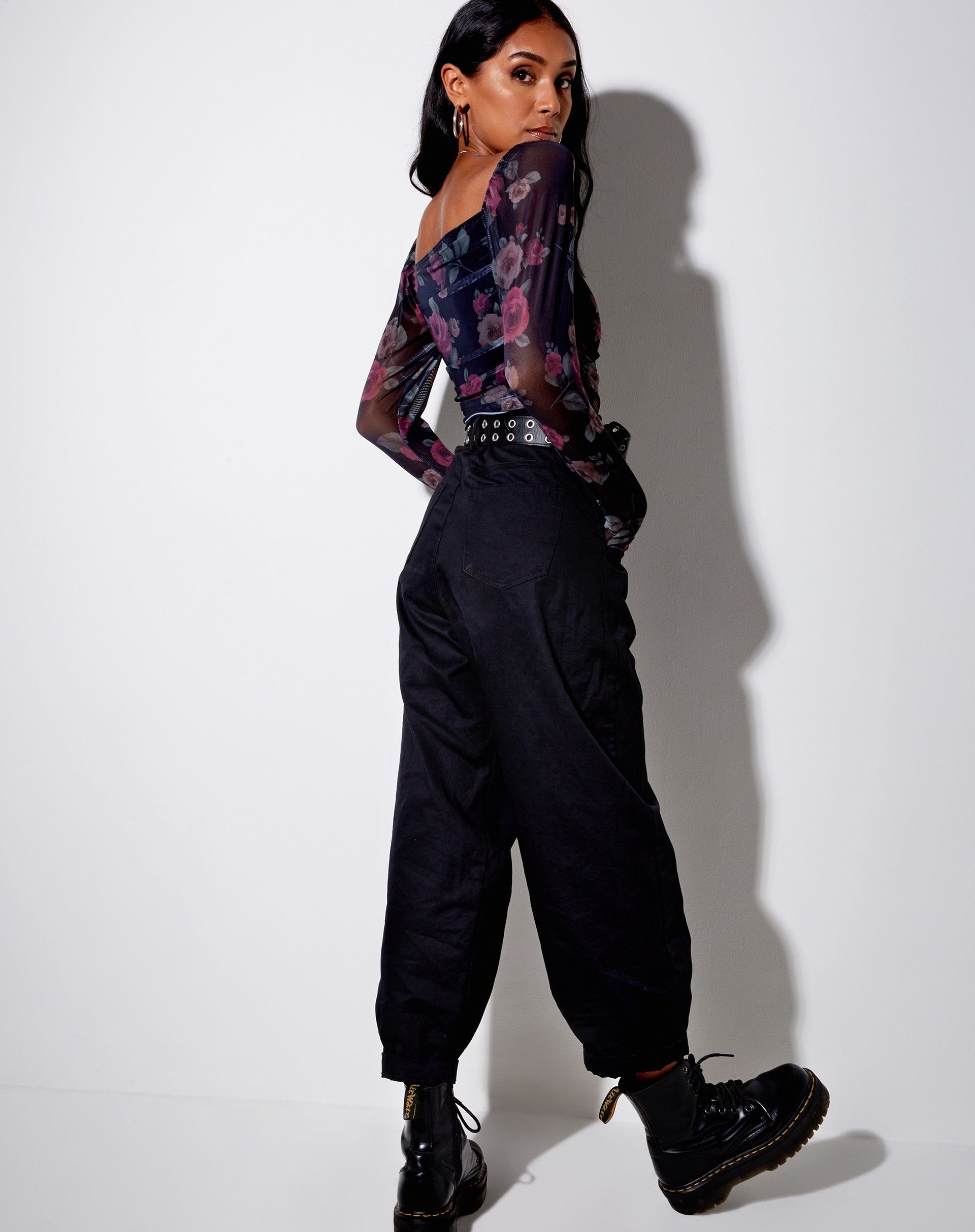Afbeelding van Amara Crop Top in Gothic Rose