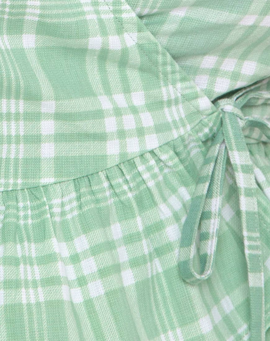 Afbeelding van Amiya Top in tafelkleed Neo Mint