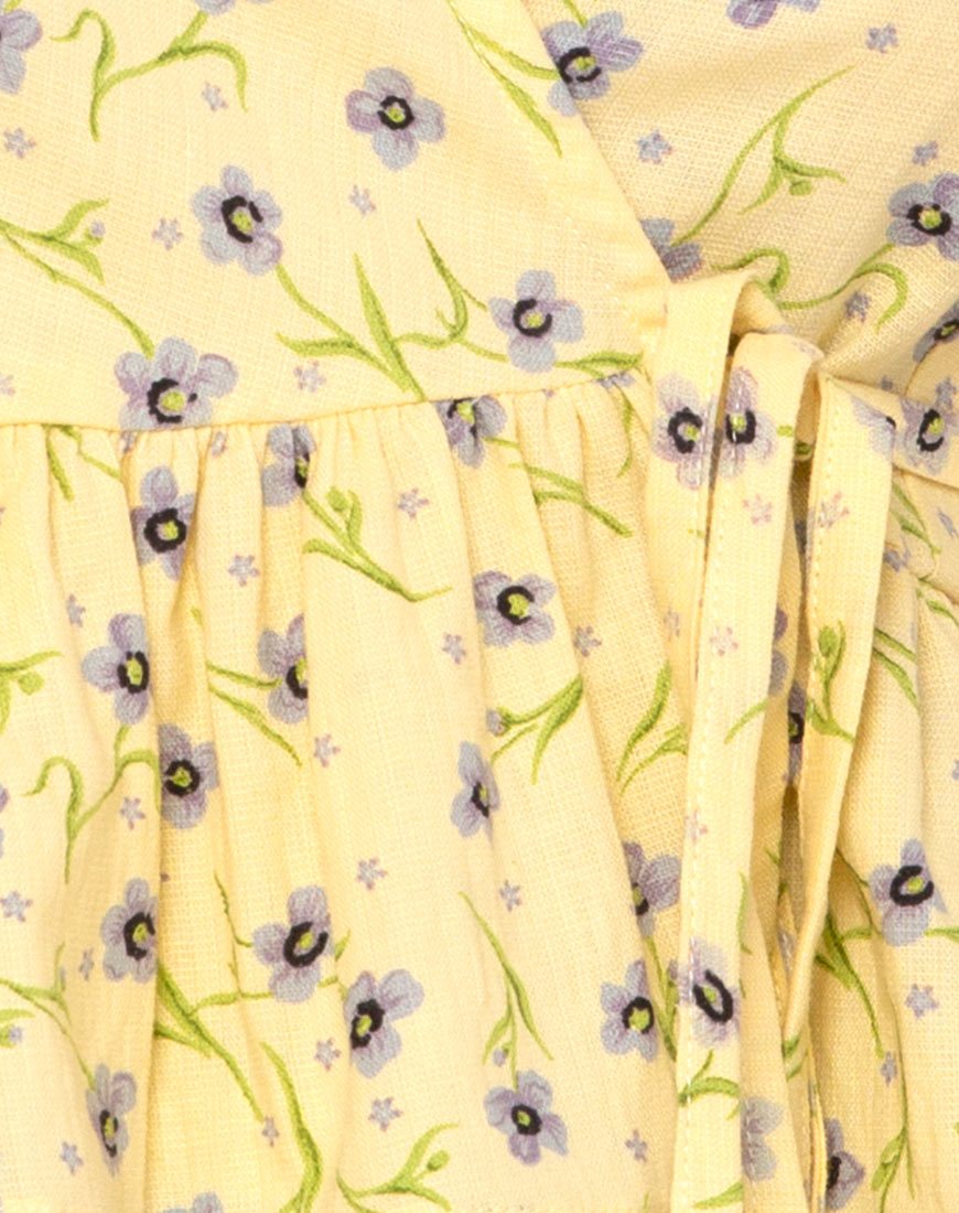Afbeelding van Amiya Top in Wild Flower Lemon Drop