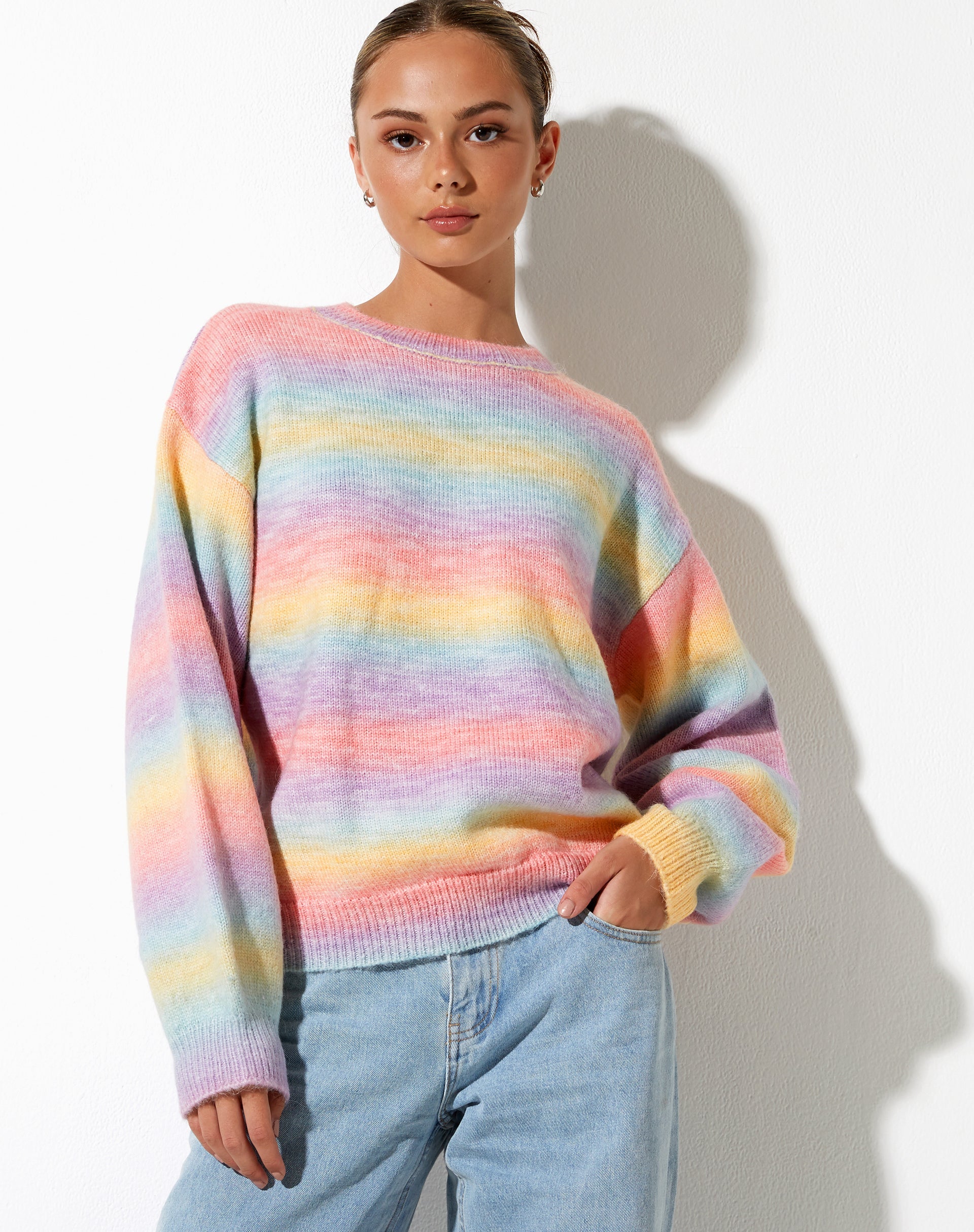 Afbeelding van Ammaria Trui in paars en blauw