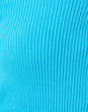  Gebreid Blauw