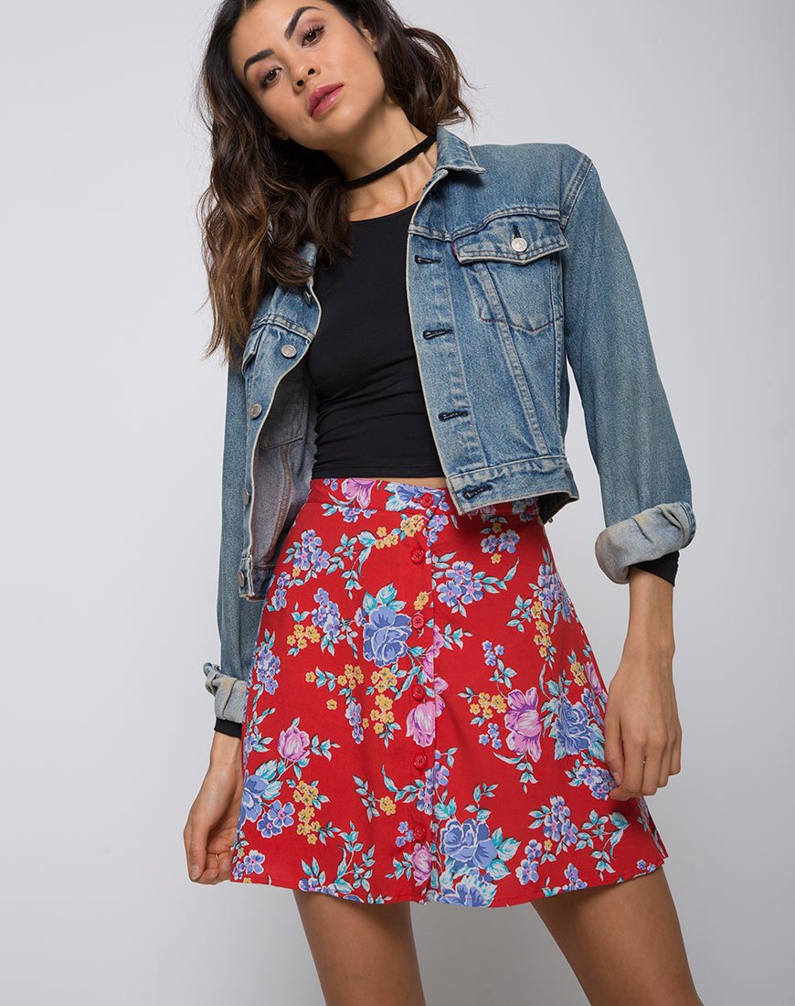 Andrea rok in Vintage Fleur