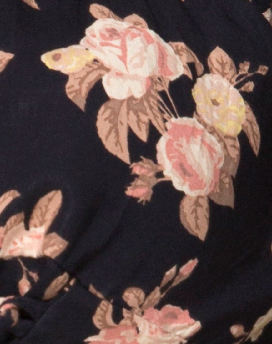 Afbeelding van Aneca Off The Shoulder Top in Antique Rose Zwart