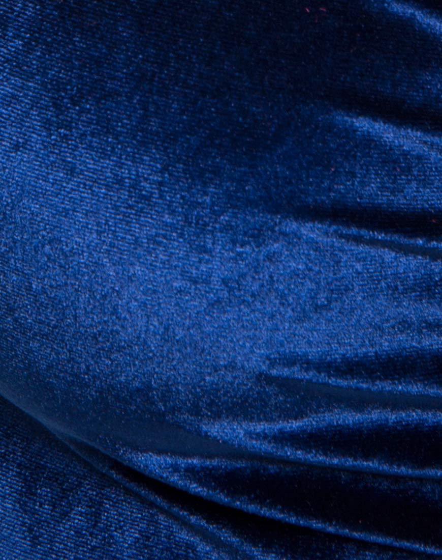 Image van Angel Gewatteerde Top in Navy Fluweel
