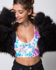 Image van Engelencrop Top in eenhoorn lovertje