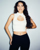 Afbeelding van Annesley Crop Top in Ivoor