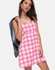 Afbeelding van Anoma Slip Dress in Picnic Check Pink