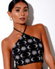 Afbeelding van April Crop Top in Maanlicht Zwart
