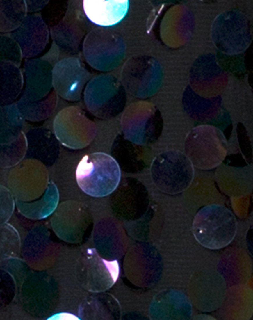 Afbeelding van Ariel Plunge Bodice in Disc Sequin Petrol