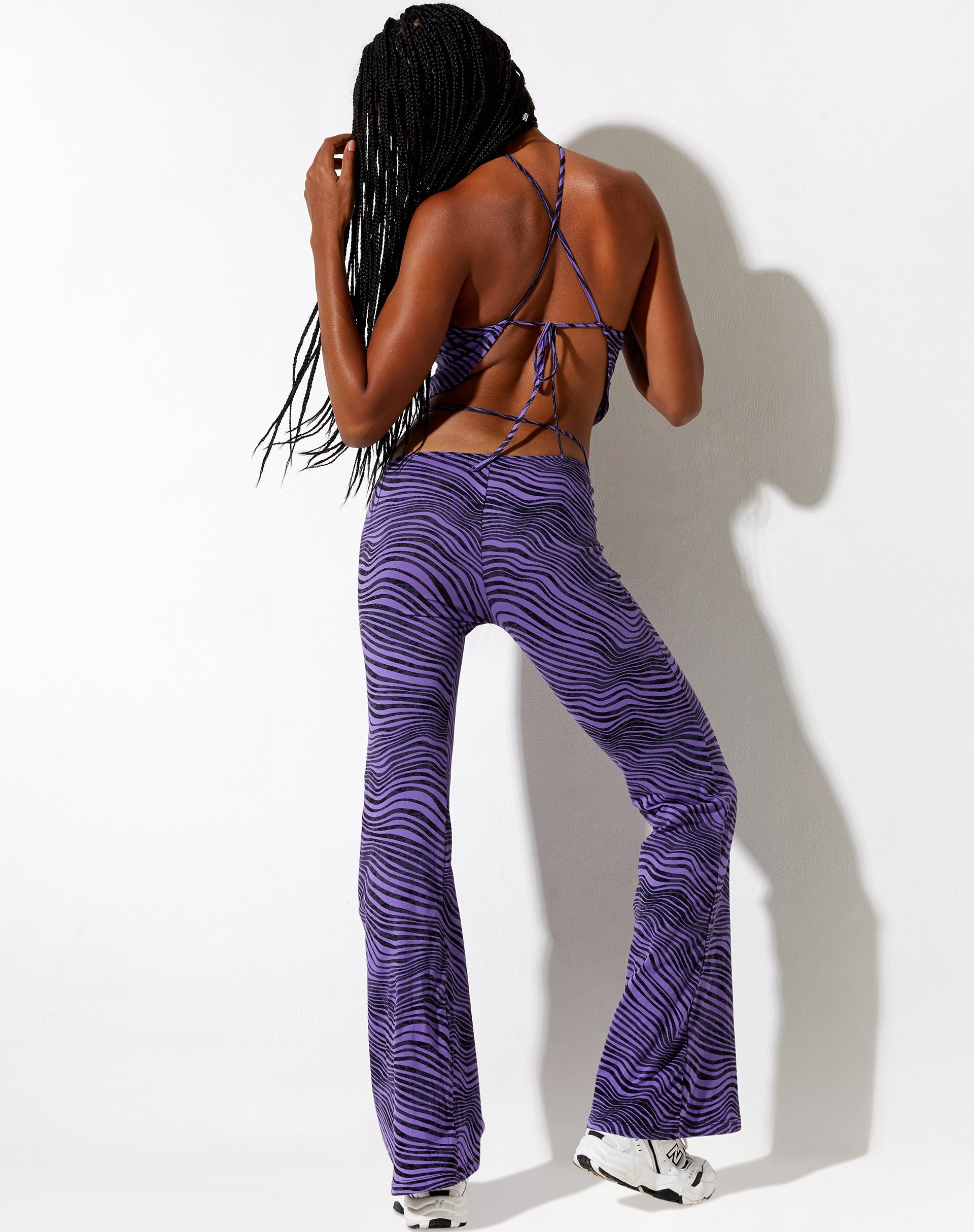 Afbeelding van Asmi Crop Top in Desert Terrain Purple