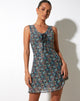 Afbeelding van Avalie Mini Dress in Folk Floral