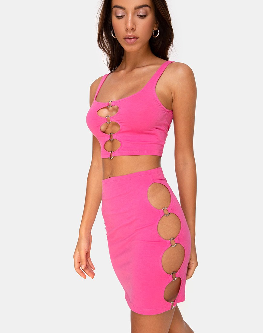 Afbeelding van Avelino Rok in 80s Roze