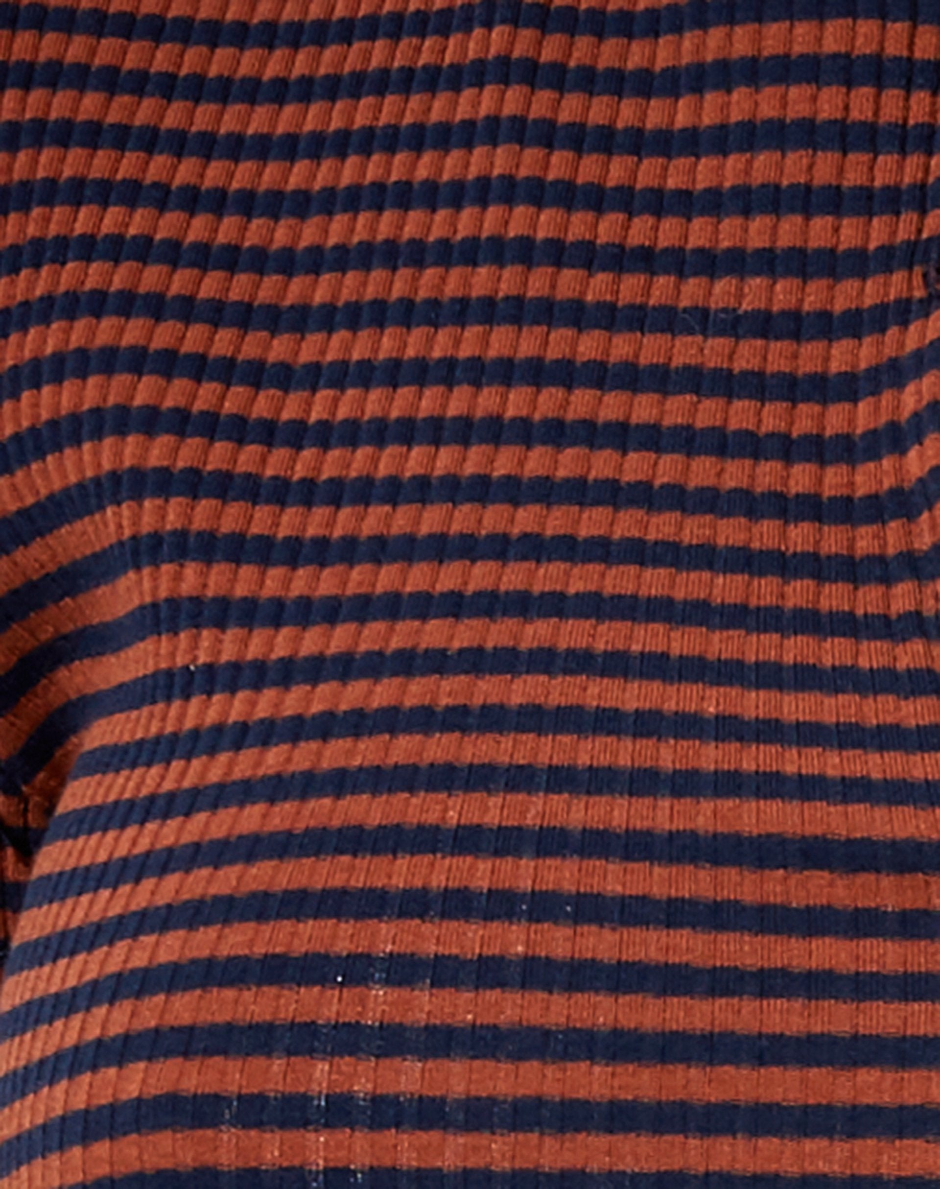 Afbeelding van Avia Gewatteerde Top in Rib Bruin en Navy