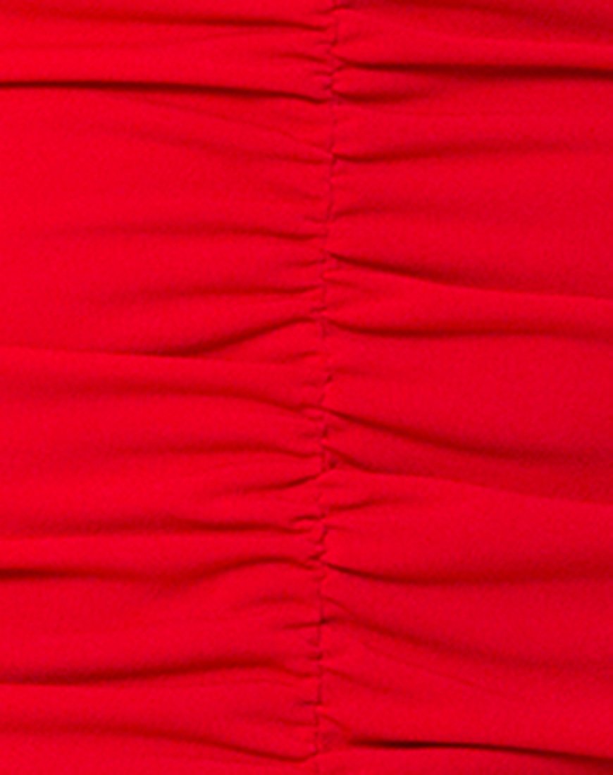 Afbeelding van Azalea Off The Shoulder Jurk in Rood