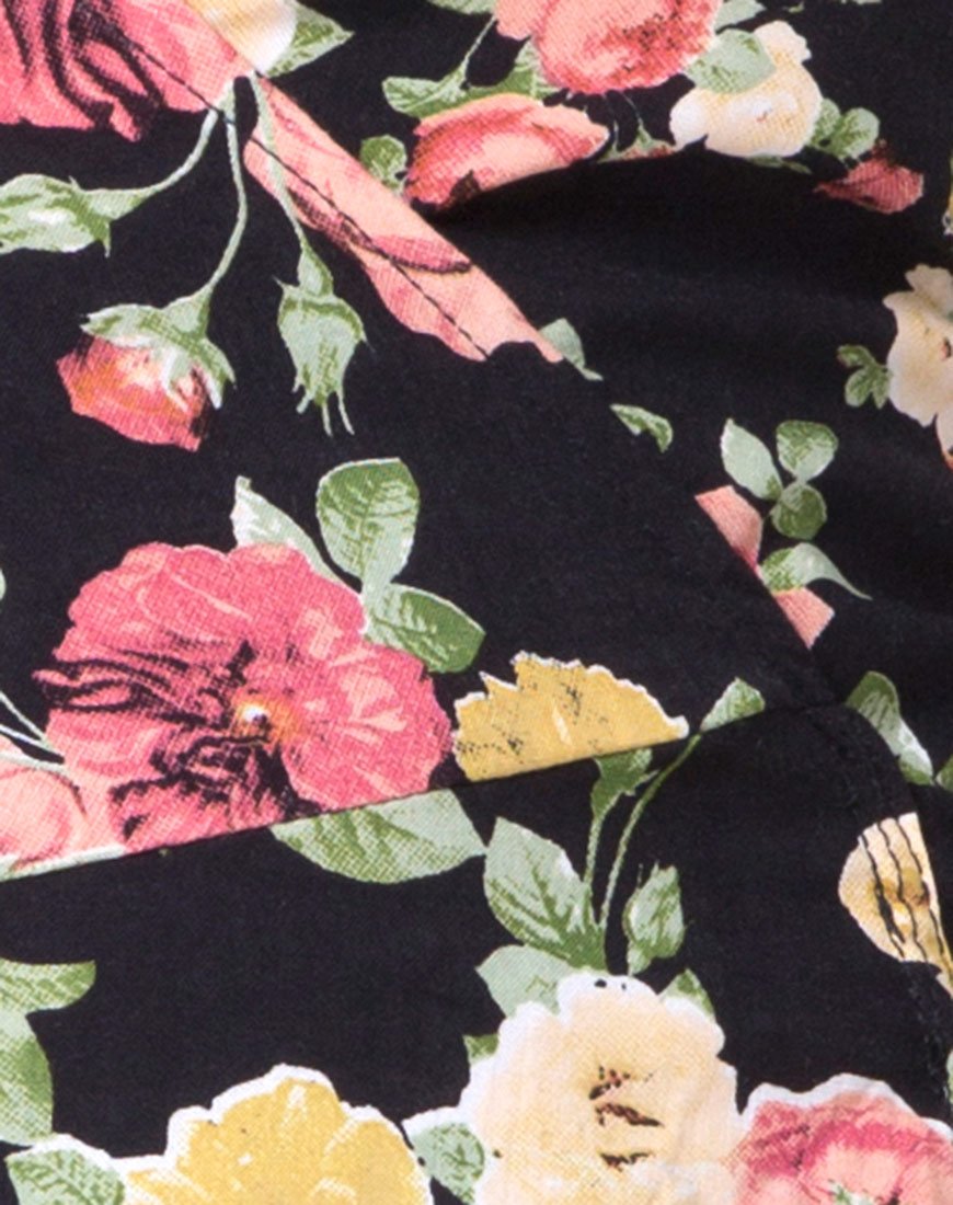 Afbeelding van Azetti Wikkeljurk in Vintage Bloemen