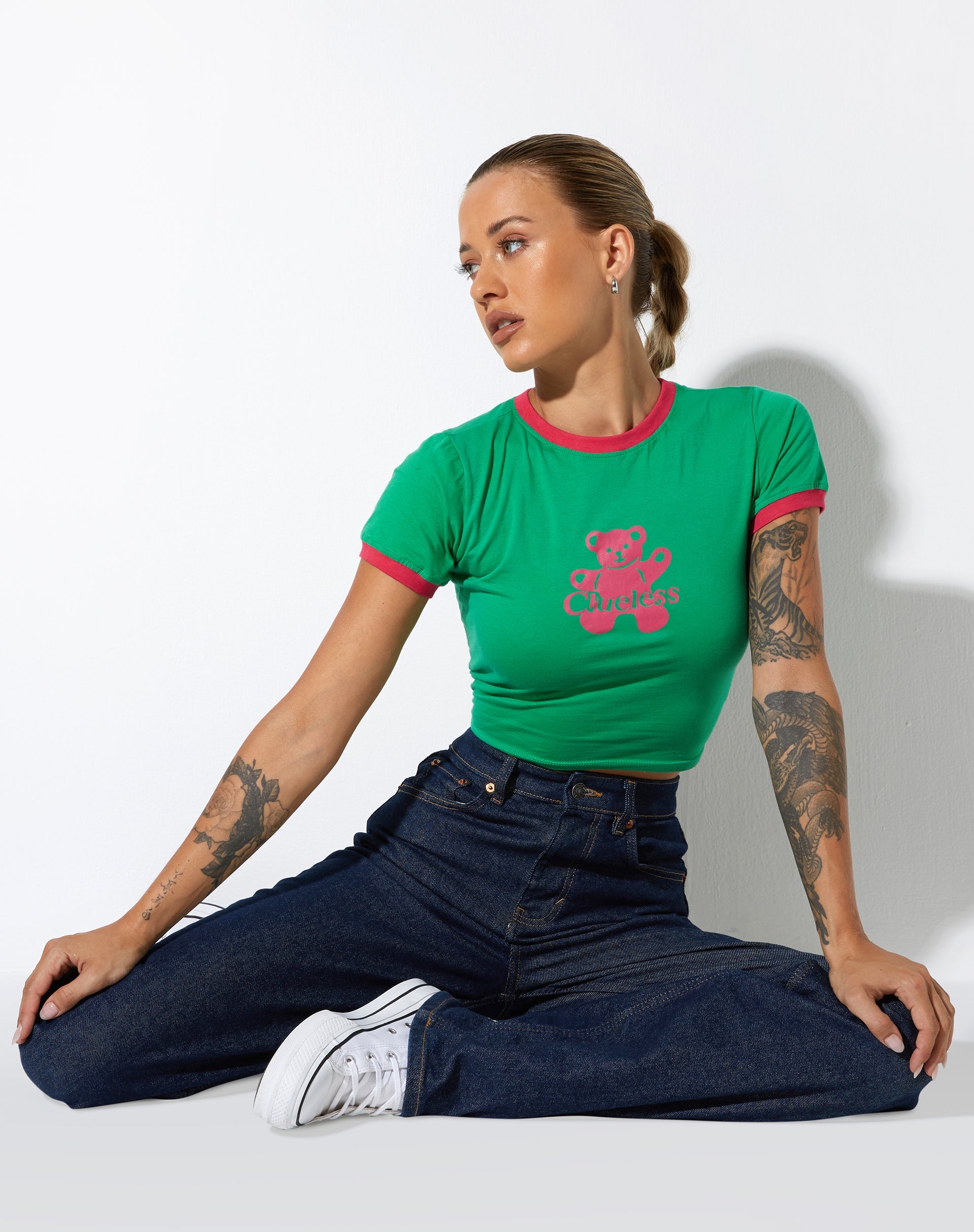 Afbeelding van Babe Tee in Leuke Groene Teddy Knuffel