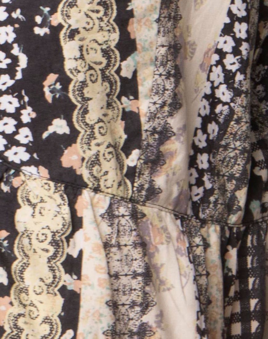 Afbeelding van Basel Crop Top in Grunge Kant