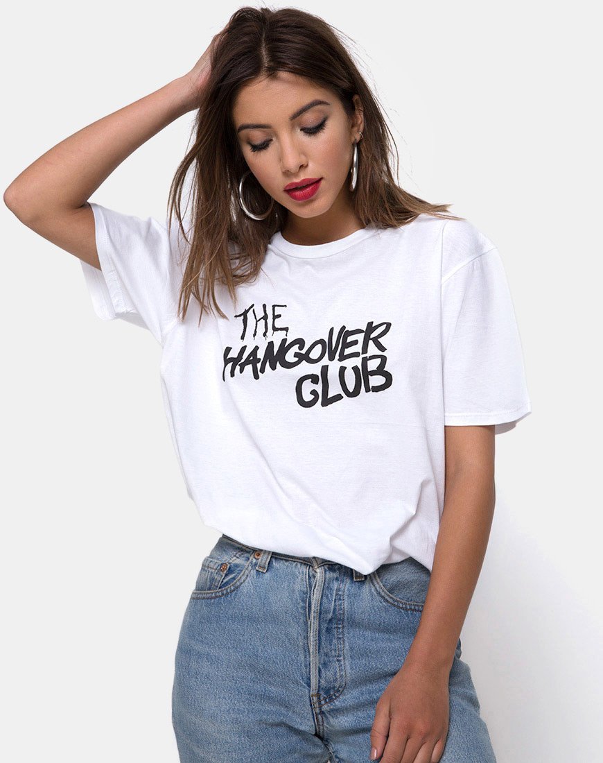 Afbeelding van Oversize Basic T-shirt in Hangover Club