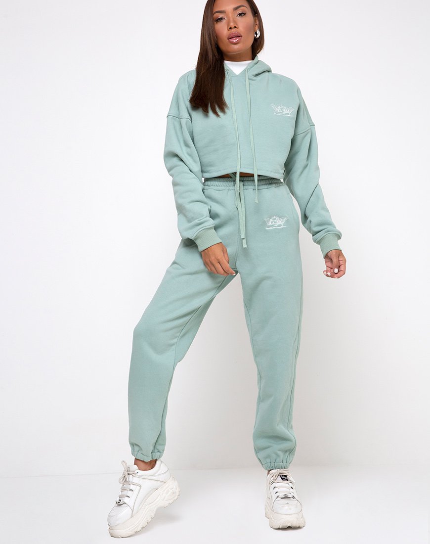 Afbeelding van Roky Hoodie in Seafoam Angelo Embro