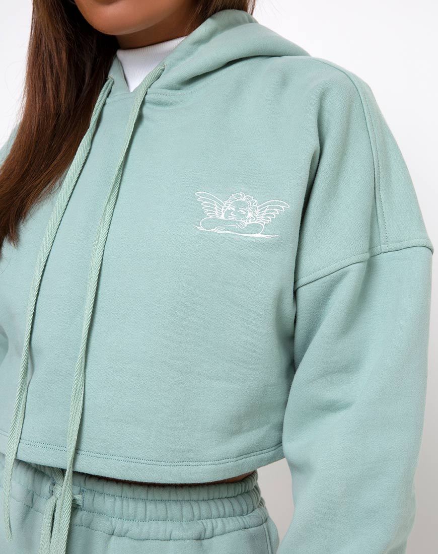 Afbeelding van Roky Hoodie in Seafoam Angelo Embro
