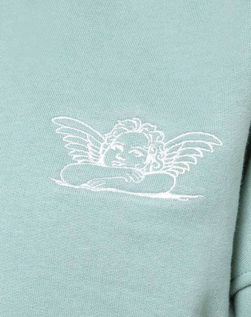 Afbeelding van Roky Hoodie in Seafoam Angelo Embro