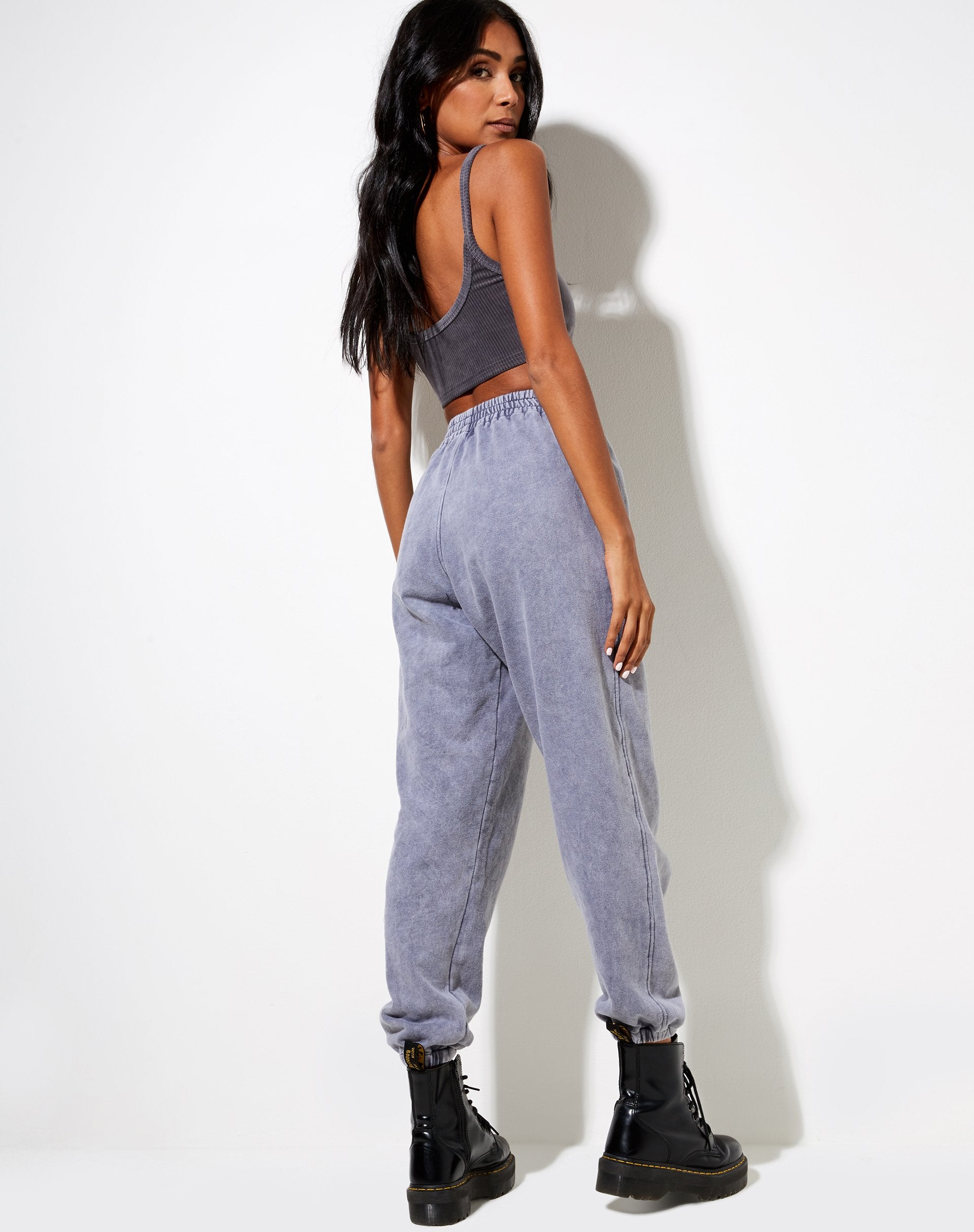 Afbeelding van Basta Jogger in Charcoal Wash Angel Energy Wings