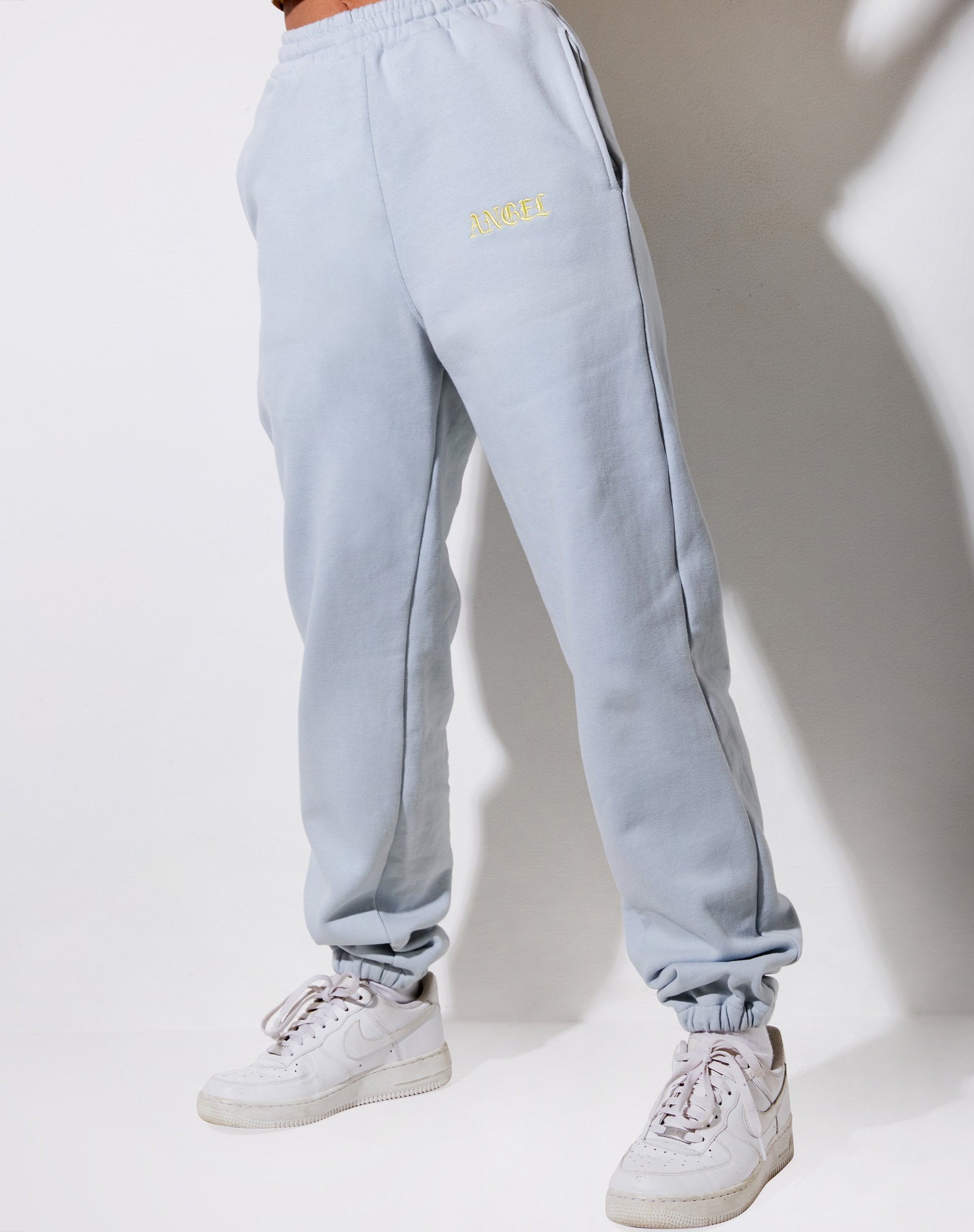 Afbeelding van Basta Jogger in Baby Blue Angel Embro in Lemon