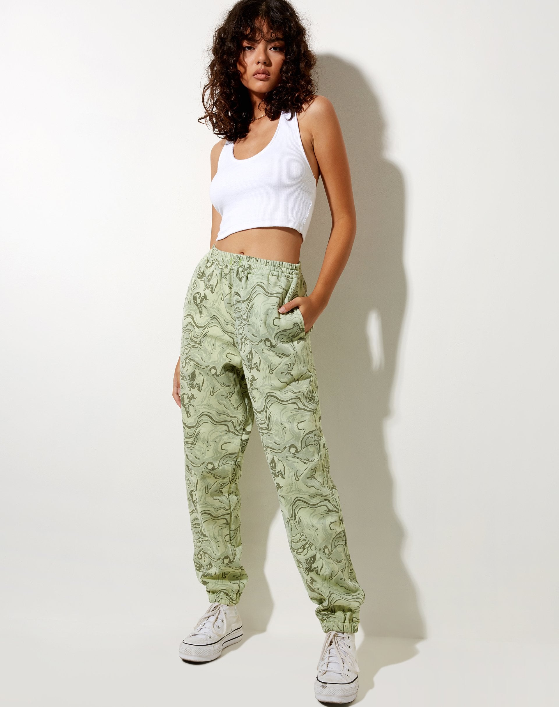 Afbeelding van Basta Jogger in Marble Green