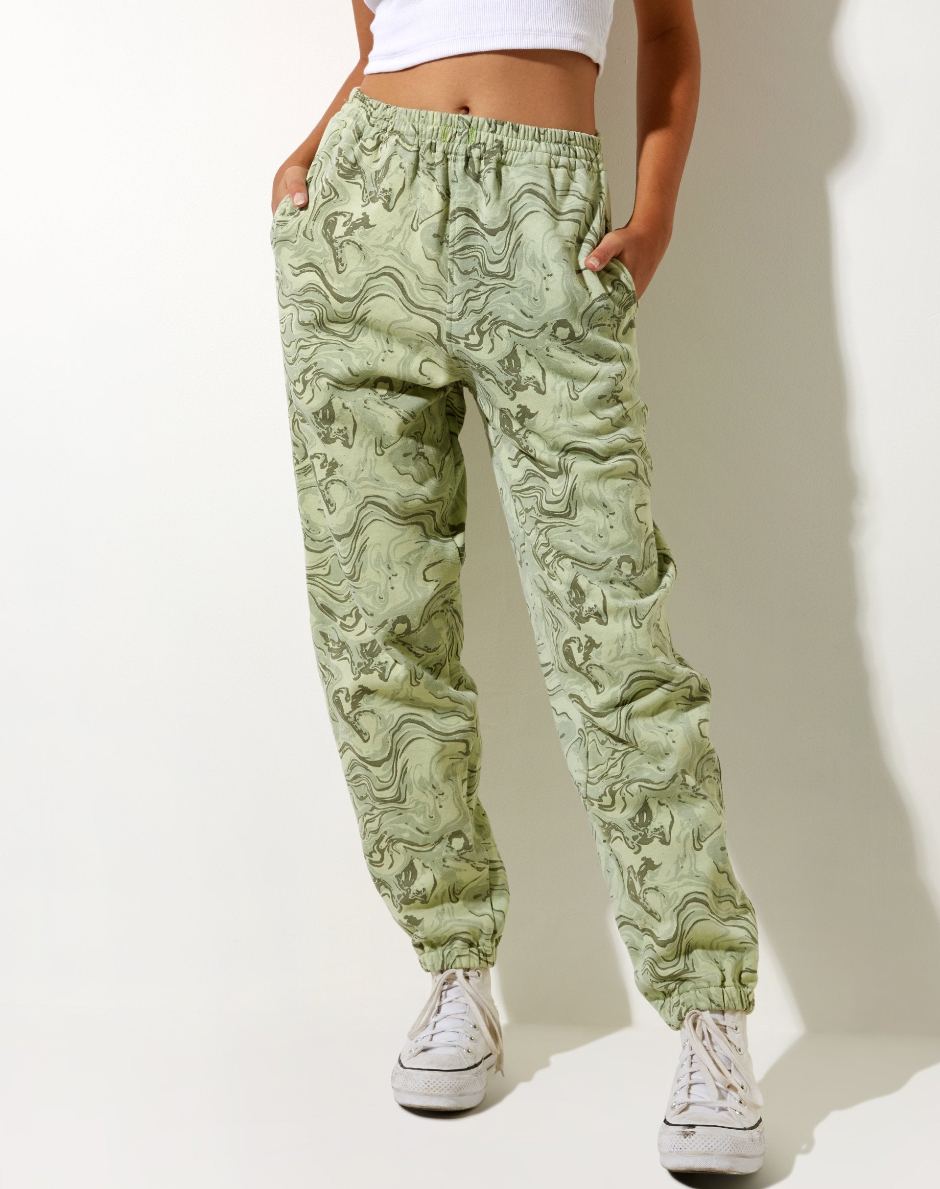 Afbeelding van Basta Jogger in Marble Green