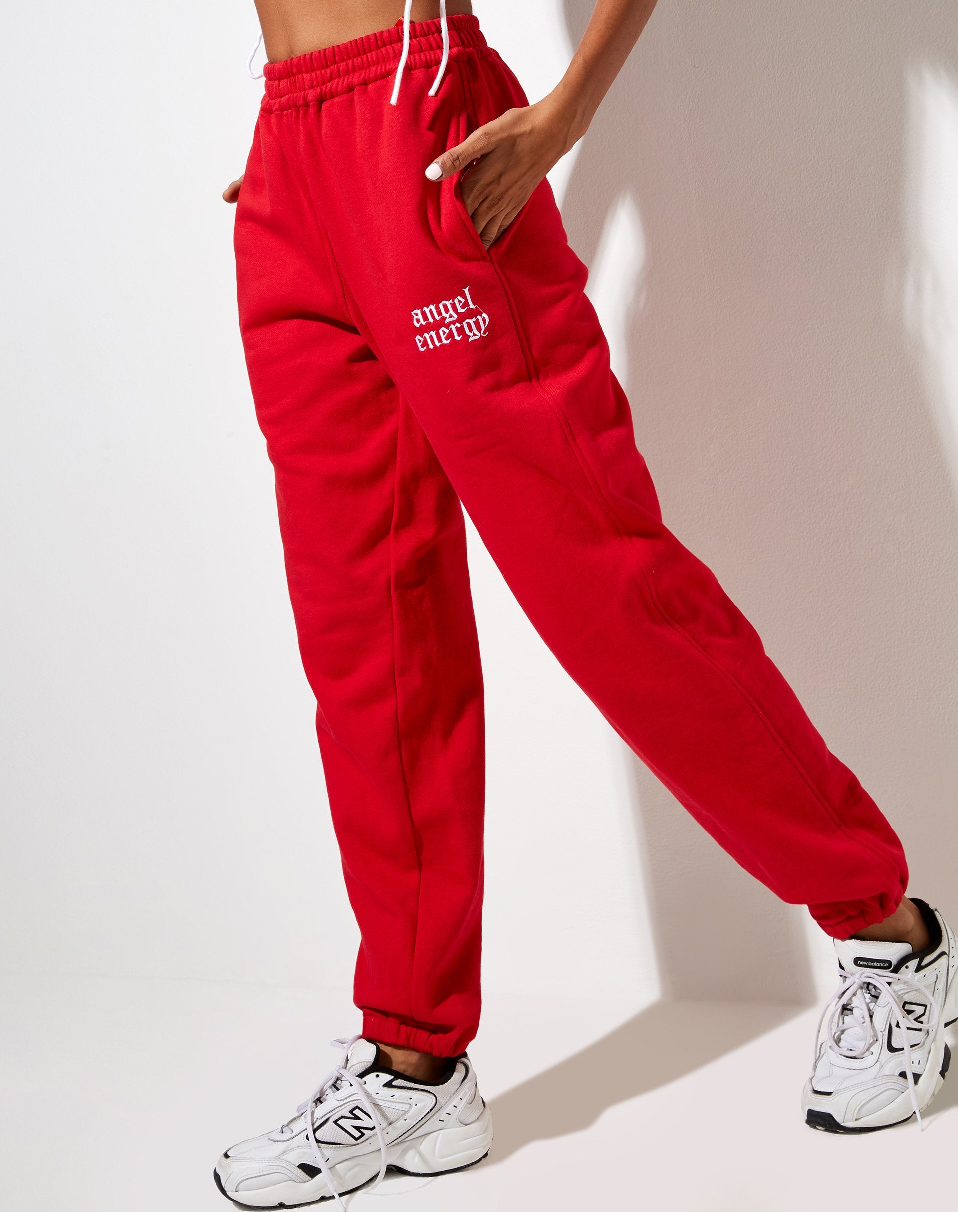 Afbeelding van Basta Jogger in Racing Red met Angel Energy Embro
