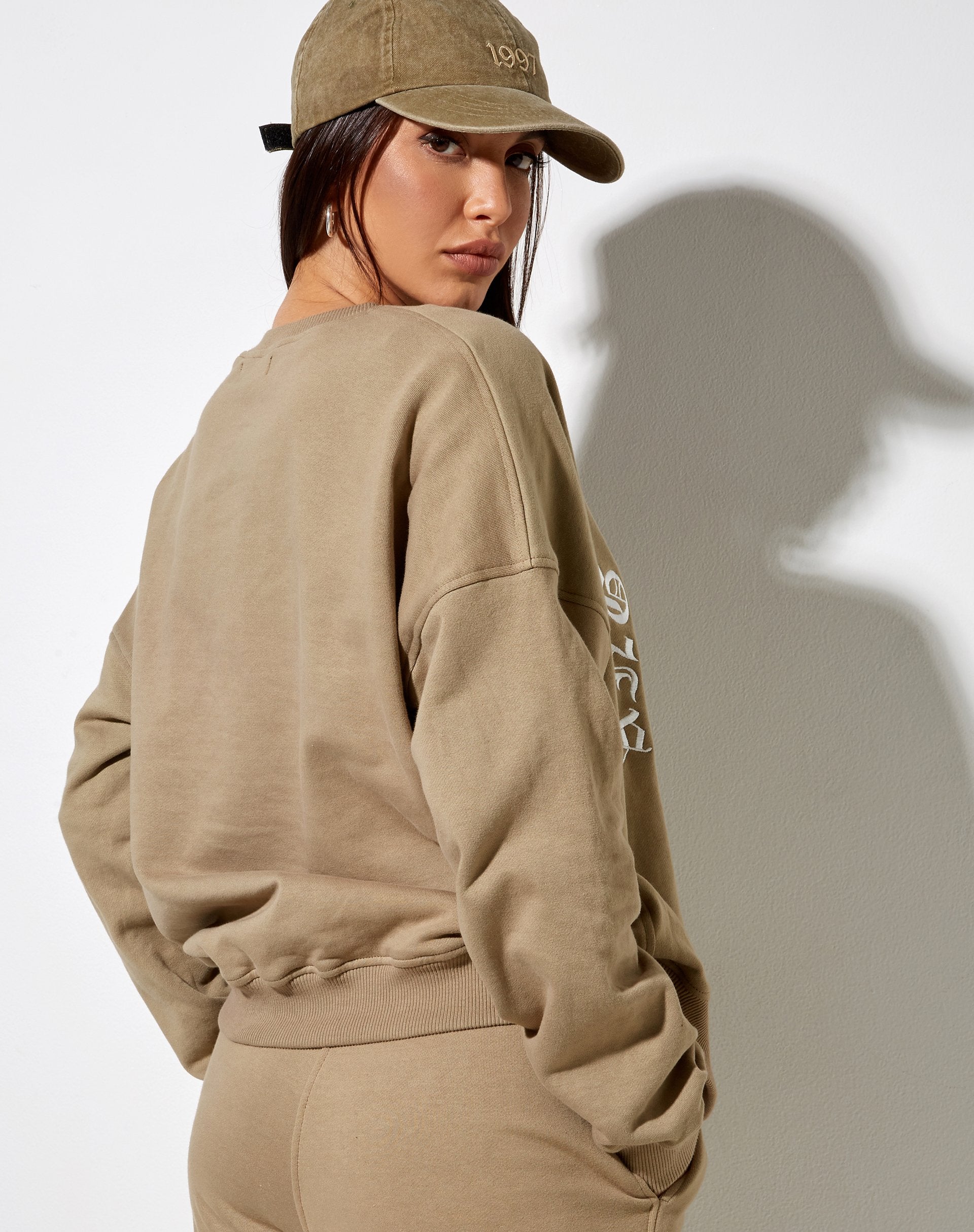 Afbeelding van Ted Sweatshirt in Eucalyptus Angel Energy Embro