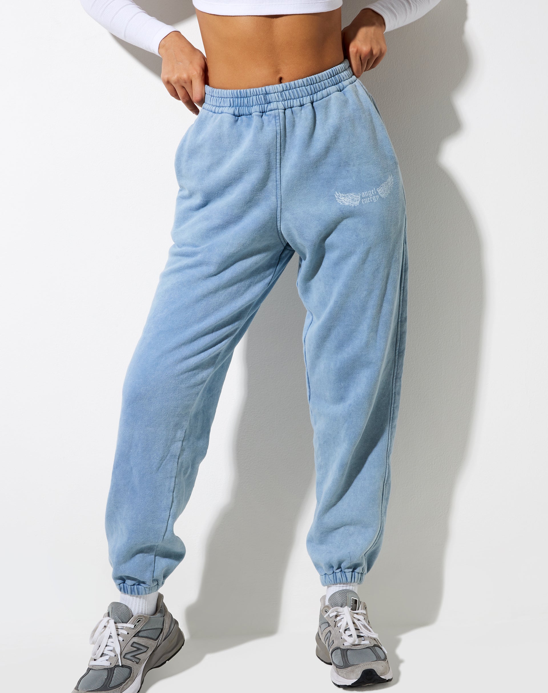 Afbeelding van Basta Jogger in gewassen blauw Angel Energy Wings