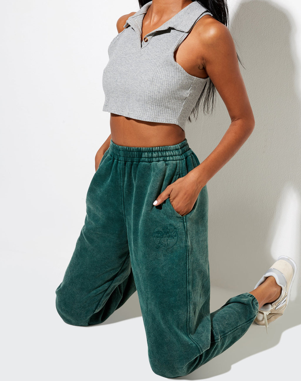 Basta Jogger in gewassen groen 'Angel Energy' Cherubub Embro