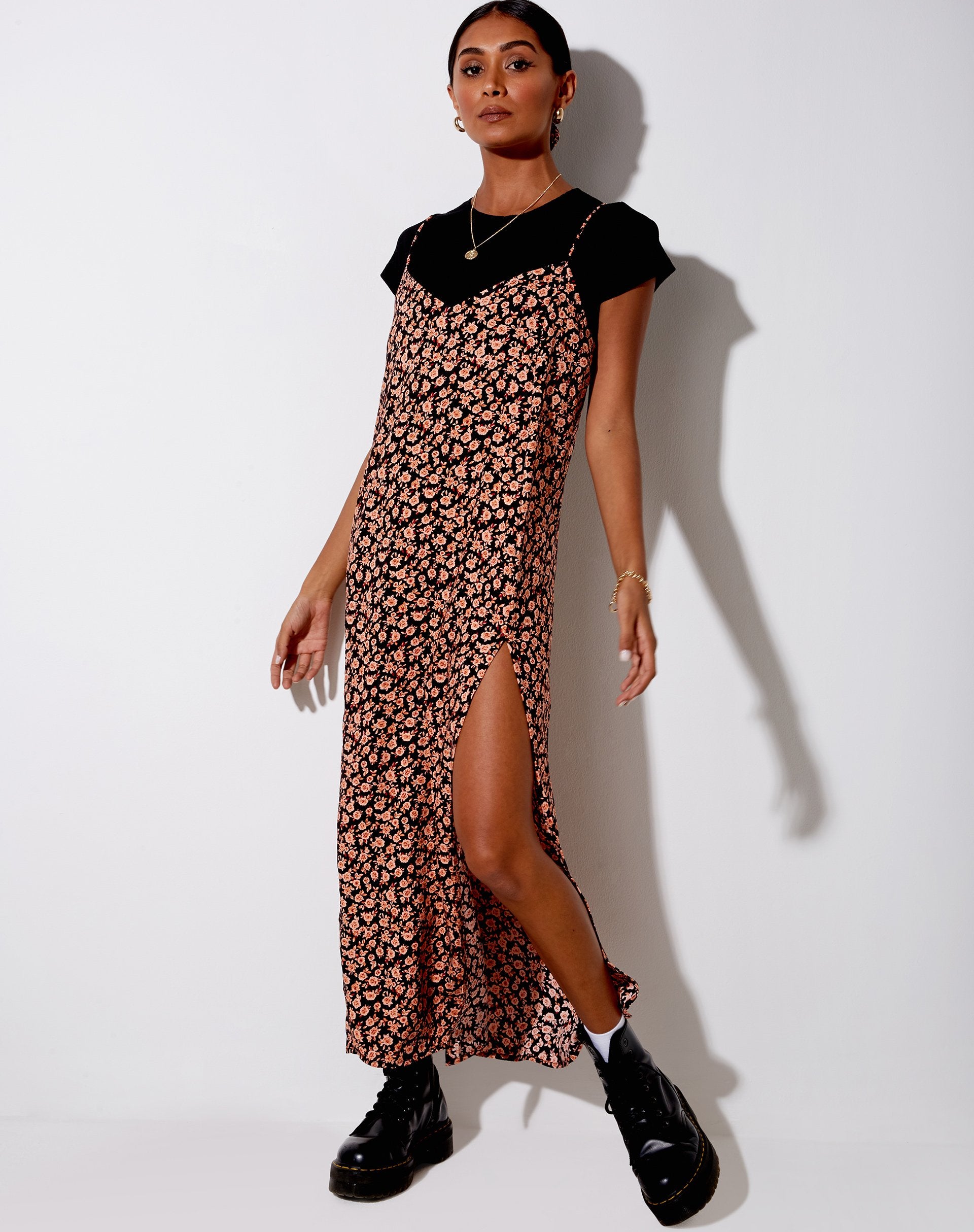 Afbeelding van Batis Maxi Dress in Herfstbloesem