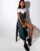 Afbeelding van Batis Maxi Dress in Mono Paisley Sage