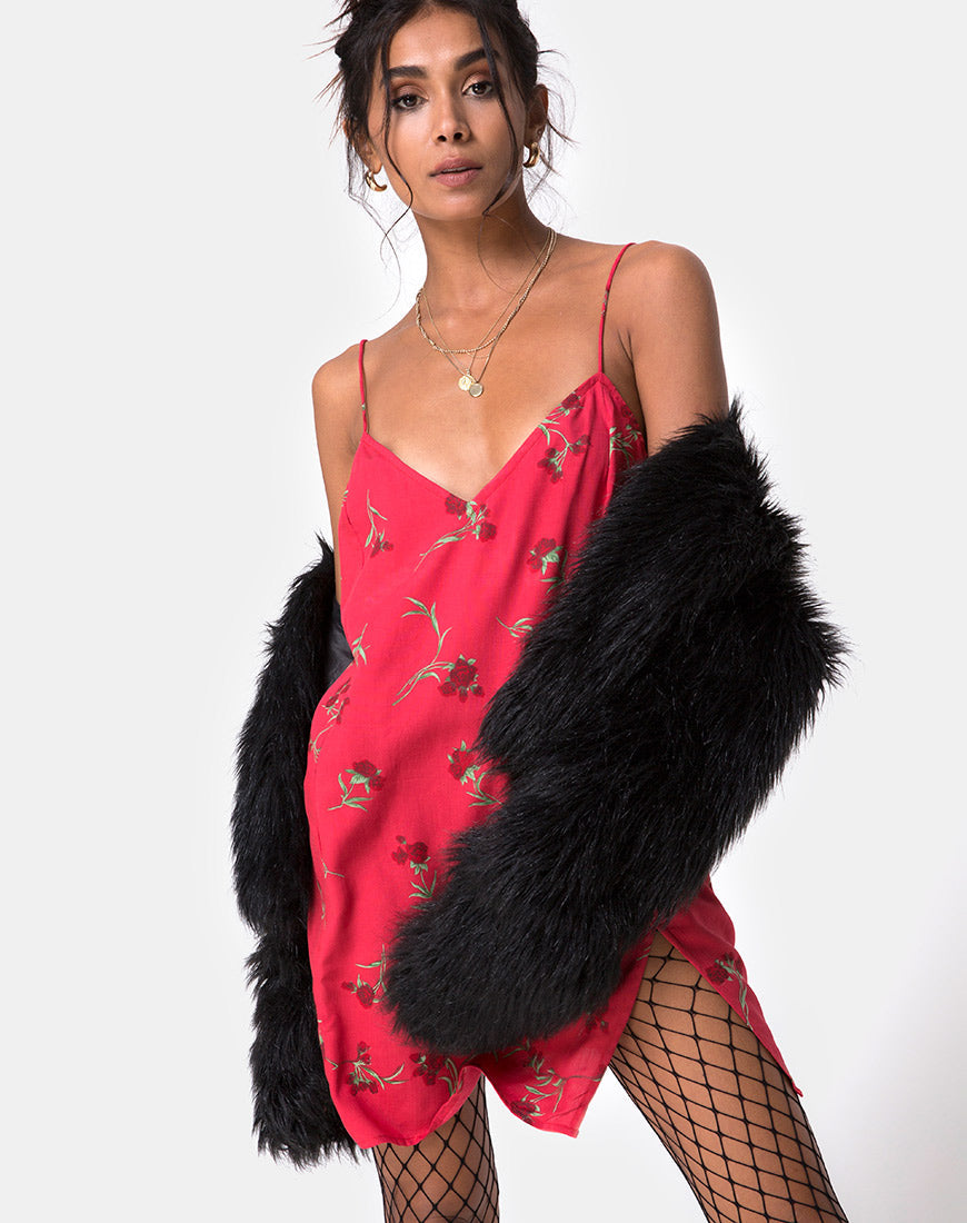 Afbeelding van Batista Slip Dress in Rouge Rose Pink