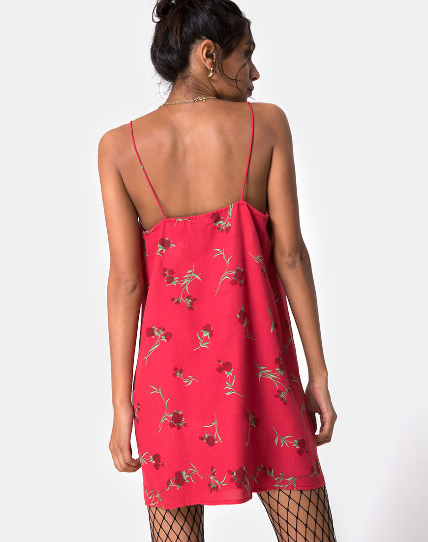 Afbeelding van Batista Slip Dress in Rouge Rose Pink